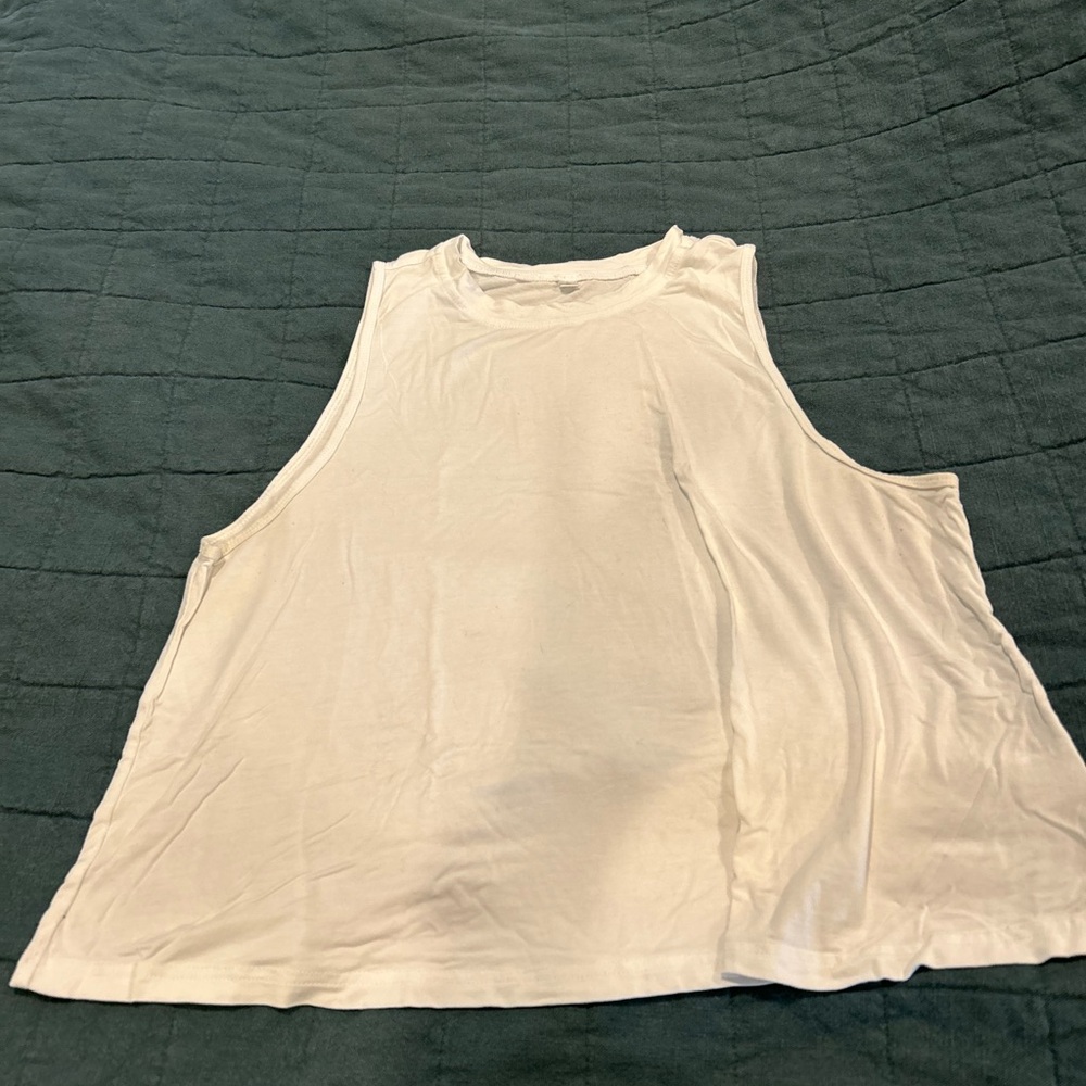 White Sleeveless Women's Top
